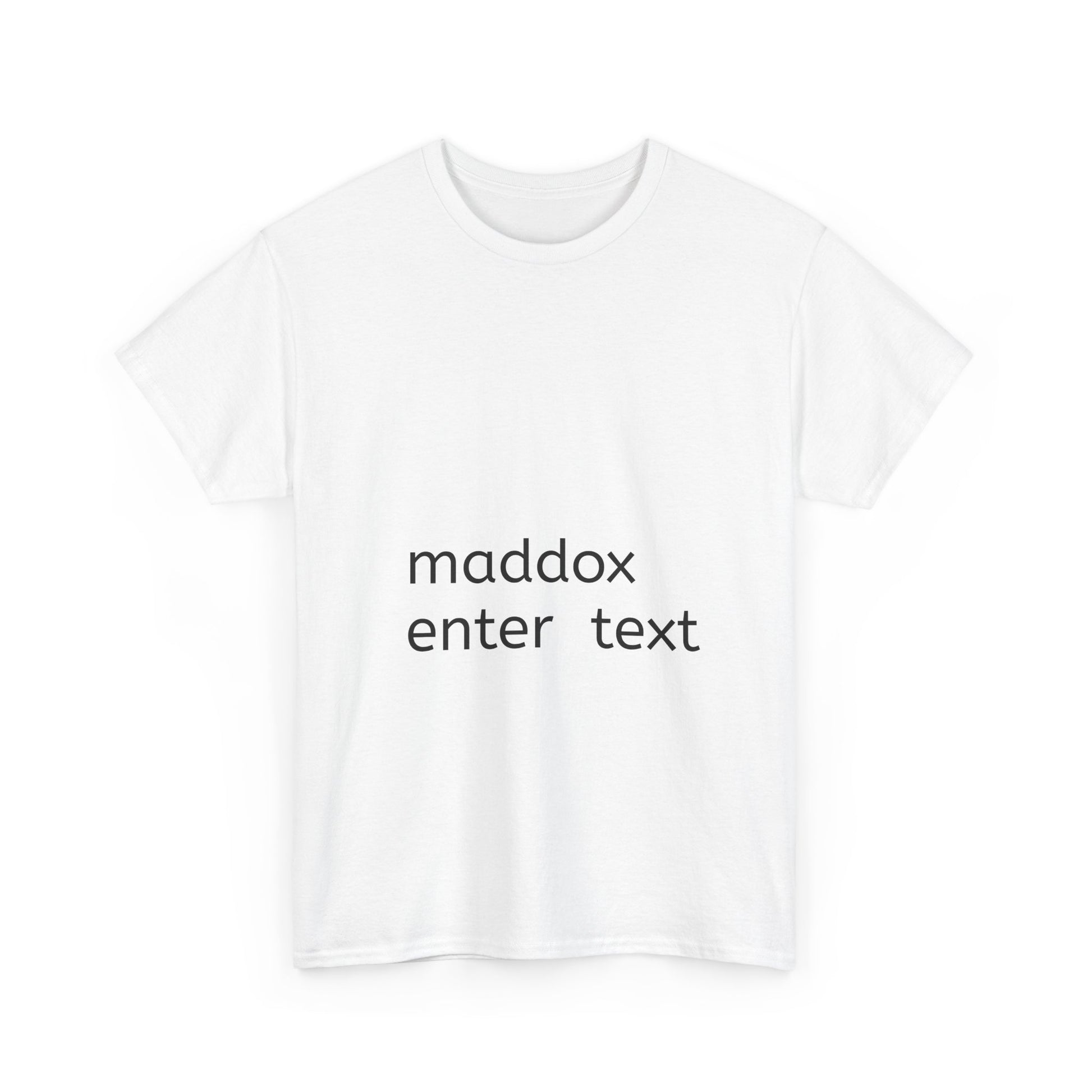 Personalized Unisex Heavy Cotton Tee, Customizable Shirt, Gift for Him/Her, Casual Wear, Birthday Gift, Everyday Comfort