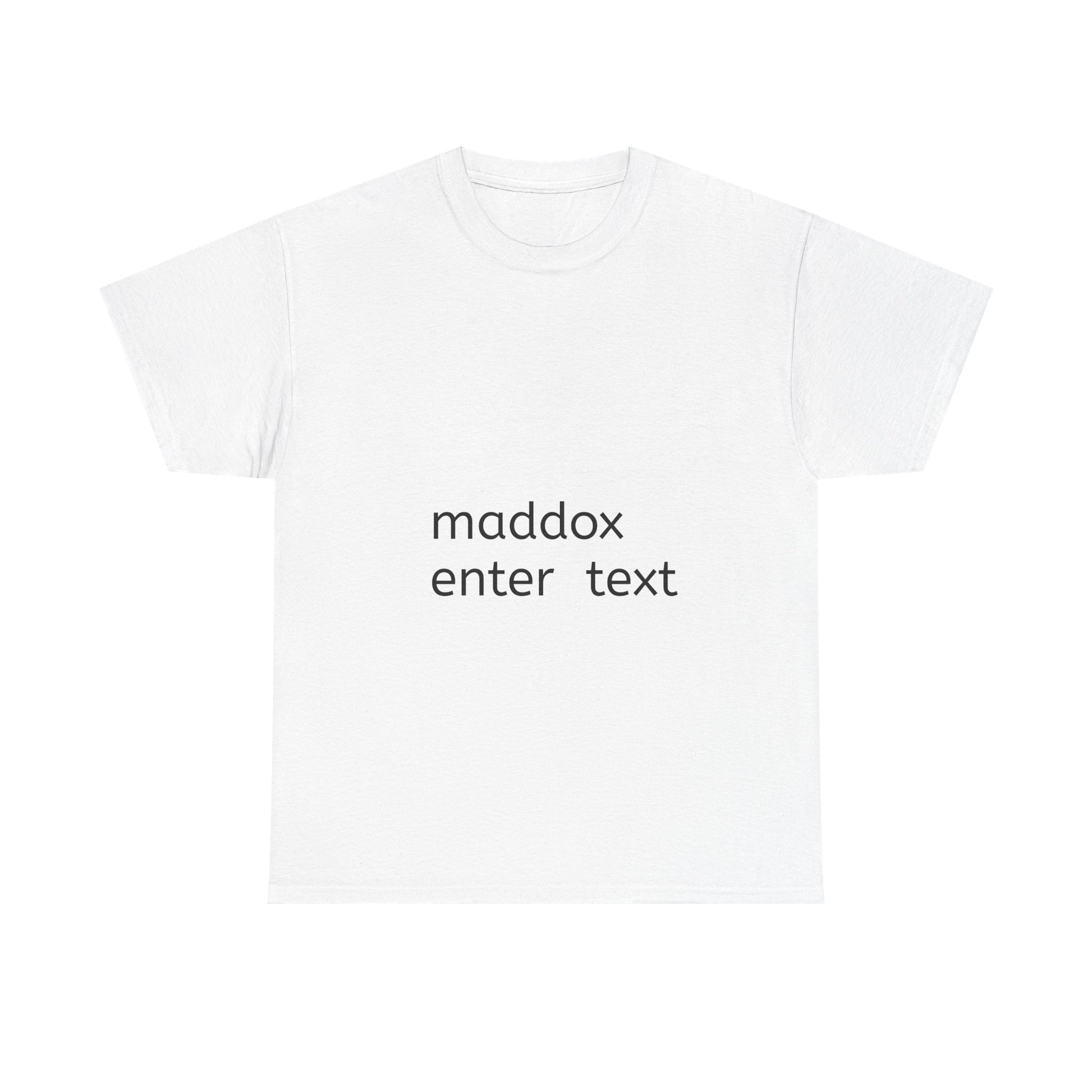 Personalized Unisex Heavy Cotton Tee, Customizable Shirt, Gift for Him/Her, Casual Wear, Birthday Gift, Everyday Comfort